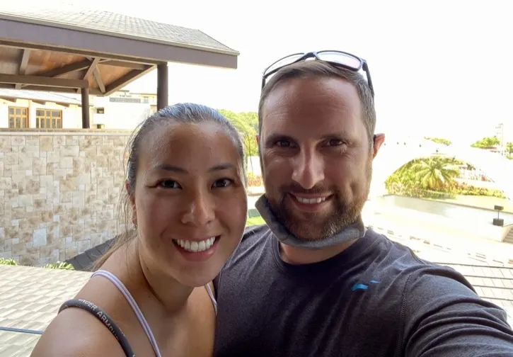 Brandon and Tiffany at the Royalton Resort in Saint Lucia 2