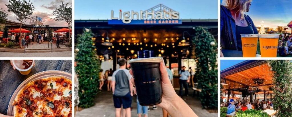 LightHaus Beer Garden at Sparkman Wharf in Tampa Florida